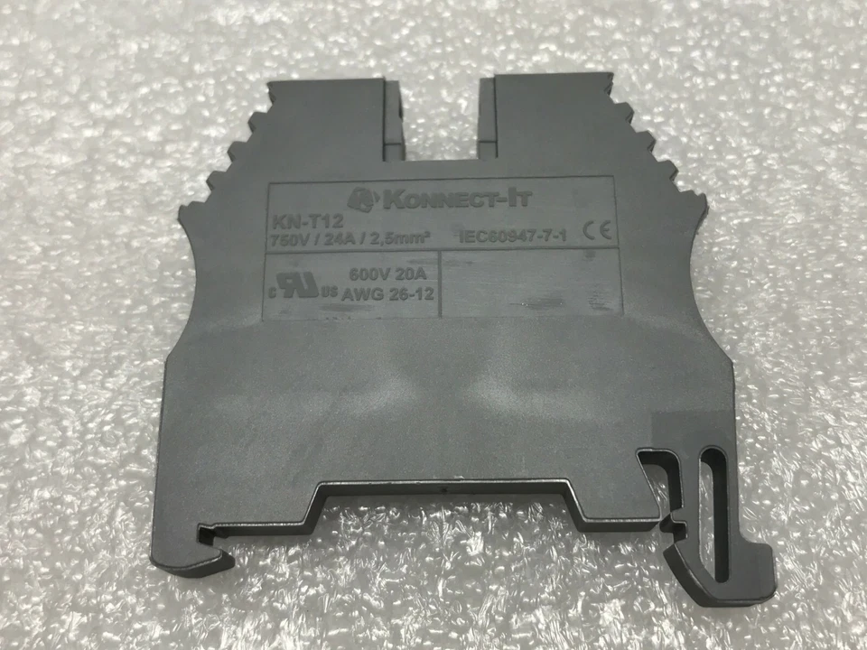 DIN Rail Power Distribution Terminal Block Kit KN-T12 KONNECT-IT OHIO SELLER - Image 3 of 4