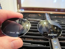 NWT COCOONS OVAL CLIP ON SUNGLASSES OVL6 52 POLARe W/O CASE