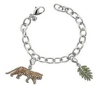 SWAROVSKI SCS 1029734 TIGER LEAF CHARM BRACELET LIMITED NEW