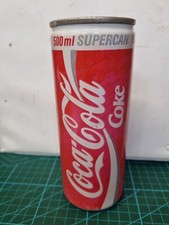 Coca Cola Super Can 1989 Empty.