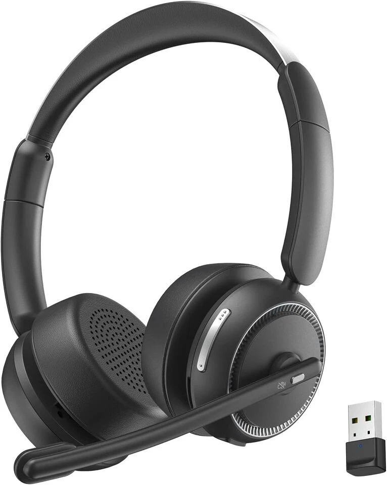 Wireless Headset with Microphone for PC Bluetooth Headset eBay