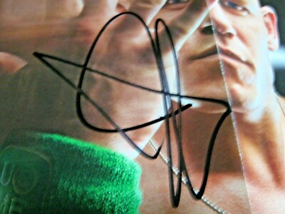 直筆サイン入りCD John cena you can't see me 直筆サイン入りCD