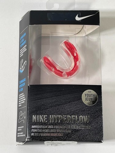 Nike Hyperflow Unisex Kids Red Mouthguard With Patented Breathing Channels NEW - 第 1/4 張圖片
