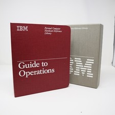 Vintage IBM PC Hardware Reference Library - Guide to Operations 1502163