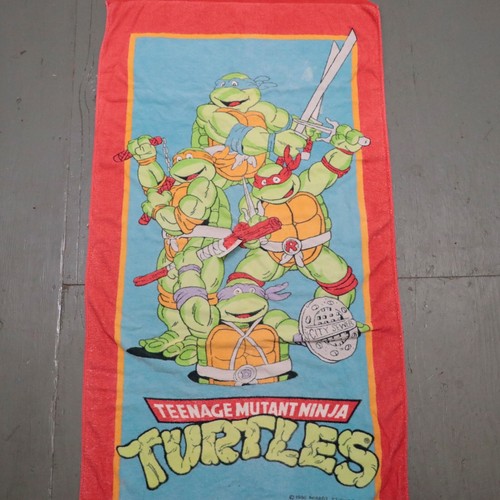 Mini Sac Vintage Tortues Ninja (TMNT) Leonardo - Tissu Bleu, Année 1990 - Neuf