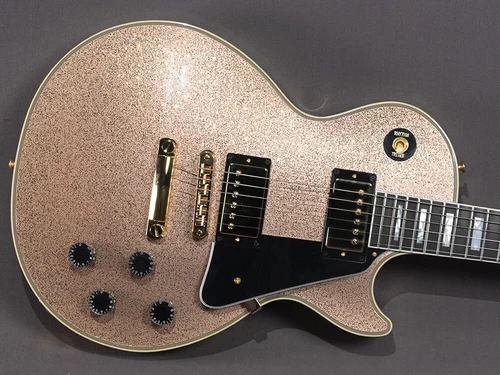 Gibson Les Paul Custom M2M Rose Gold Sparkle Gold Hardware