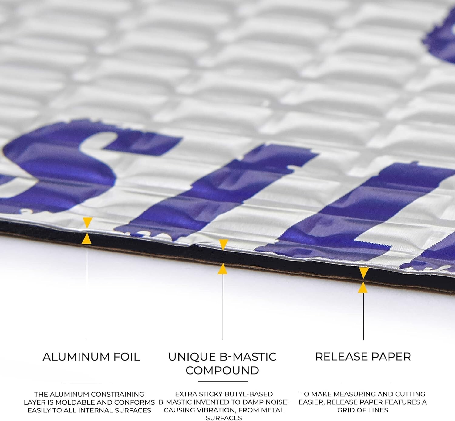 52 sqft Car Sound Deadening mat Butyl Automotive Sound Deadener Noise Insulation