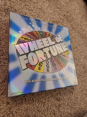 NEW Wheel of Fortune 25th Silver Anniversary Edition 2007 Pressman Sealed