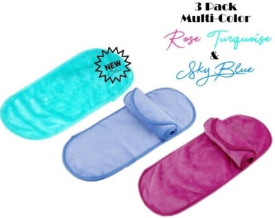 3 Pack Makeup Remover Towels Kevina Beauty Magic Eraser Cloth Facial Cleansing