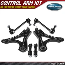 6x Front & Rear Control Arm w/ Ball Joint Stabilizer Bar Link for Ford Mercury