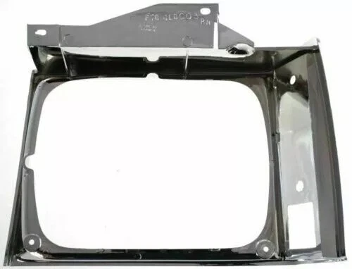 New  Front Grille Headlight Door Chrome & Silver 3PC For 1982-1990 Chevrolet S10 - Image 4 of 4