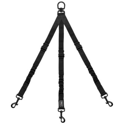 ASOCEA Guinzaglio Doppio Per Cani - Antigroviglio, Riflettente, Regolabile 50-80cm