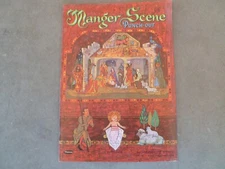 Vintage Unused 60s Whitman Manger Scene Punch-Out Christmas 1963 Nativity Book