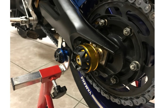 Protection bras oscillant et fourche MT09 Tracer 900 de 2015 à 2017