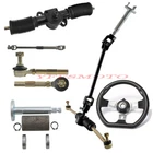 Full Kit Steering Wheel Gear Shaft Rack Pinion Tie Rod Assembly for Golf Cart US