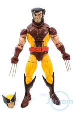 Marvel Legends 6  Inch Vintage Retro Classic X-Men Wolverine Brown Suit Complete