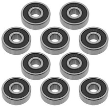 Caltric 6301-2RS 6301 2RS 63012RS Two Side Rubber Seal Ball Bearings 12x37x12