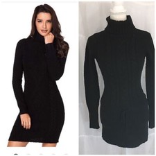 Derek Heart Knitted turtleneck sweater dress, sz S