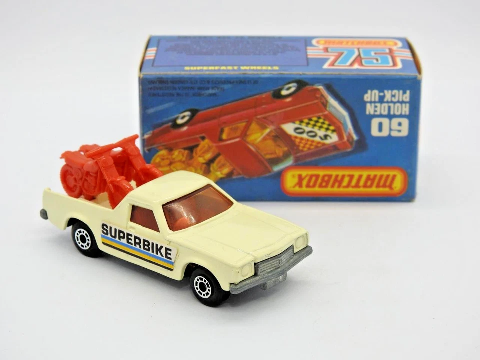 MATCHBOX SUPERFAST VINTAGE HOLDEN PICK-UP Nº60 VNM EN VNM K BOX VERSIÓN 1981 Foto 2 de 4
