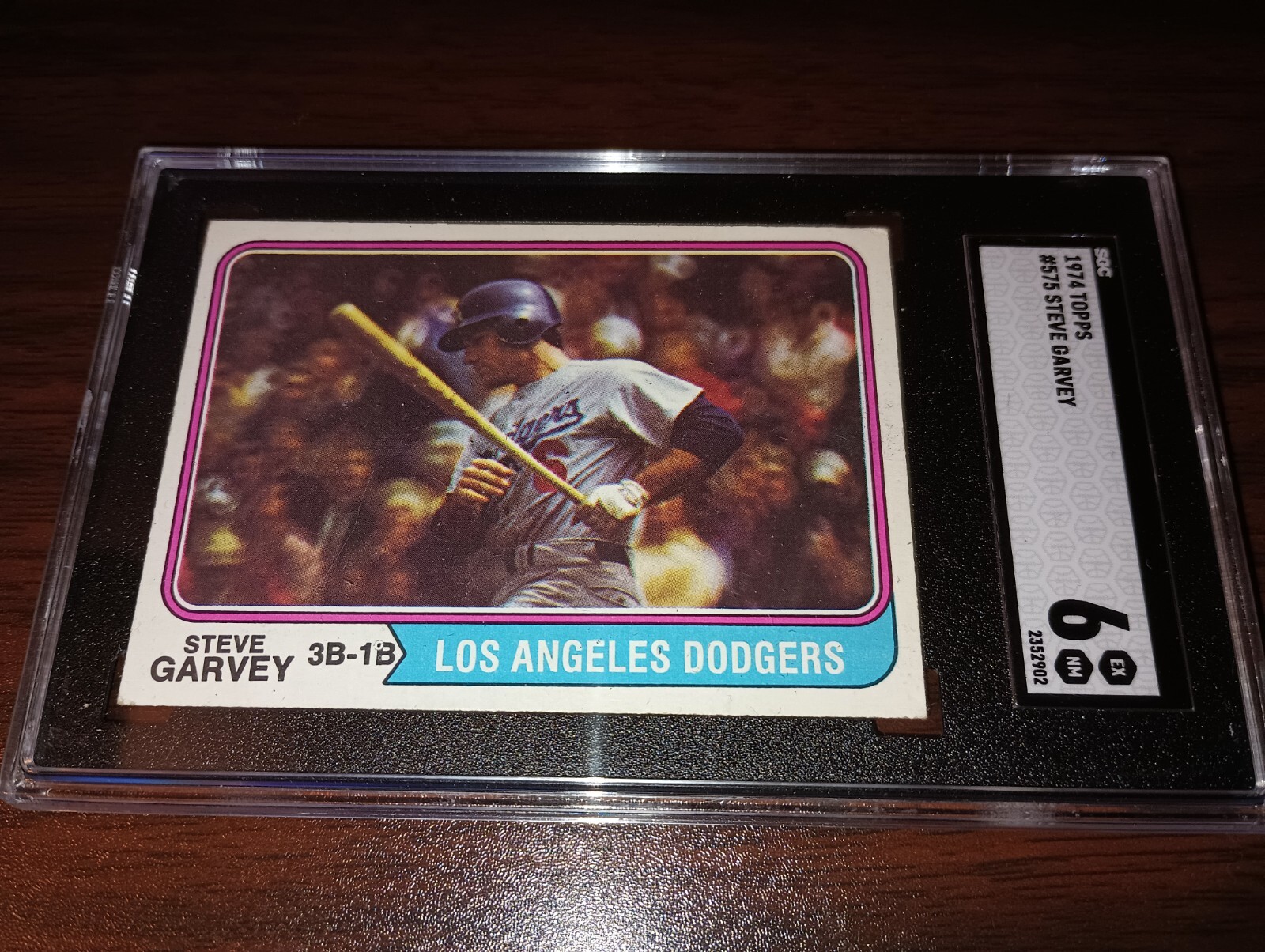1974 Topps Baseball #575 Steve Garvey SGC 6 EX-NM Los Angelas Dodgers