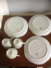 Vintage Tea Cup-Snack/Biscuit Plate~3 Set~Bone China~Royal Crown Sussex Bouquet — photo 2