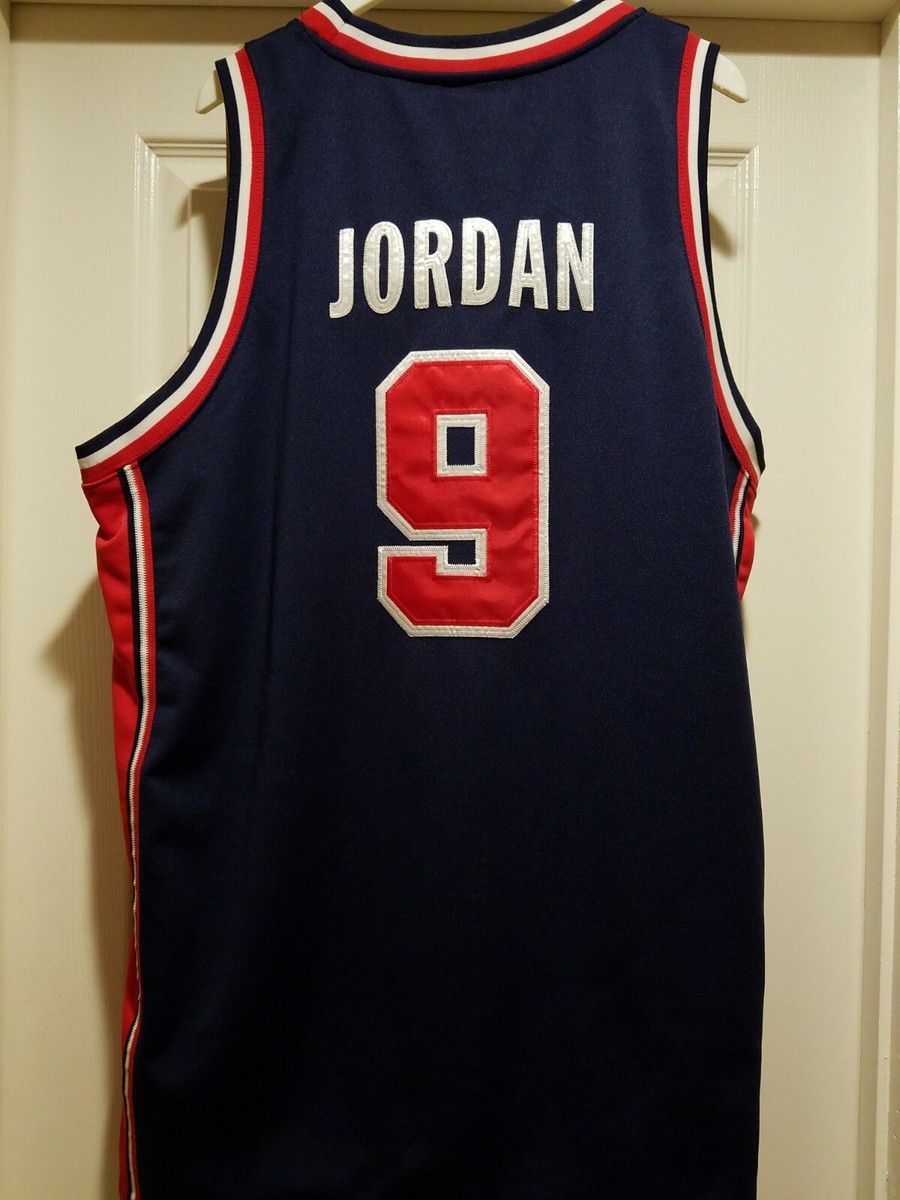Michael Jordan 1992 Dream Team USA Olympic NIKE SEWN STITCHED