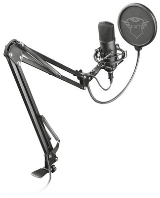 Trust GXT252+ Emita Plus Kabelgebunden Studio-Mikrofon USB  Schwarz