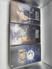 Star Wars Trilogy VHS Video Tapes UK Pal - Digitally Remastered 1994 CBS Fox