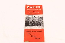 Papec No. 151 D Forage Harvester Crop Blower Advertising Brochure