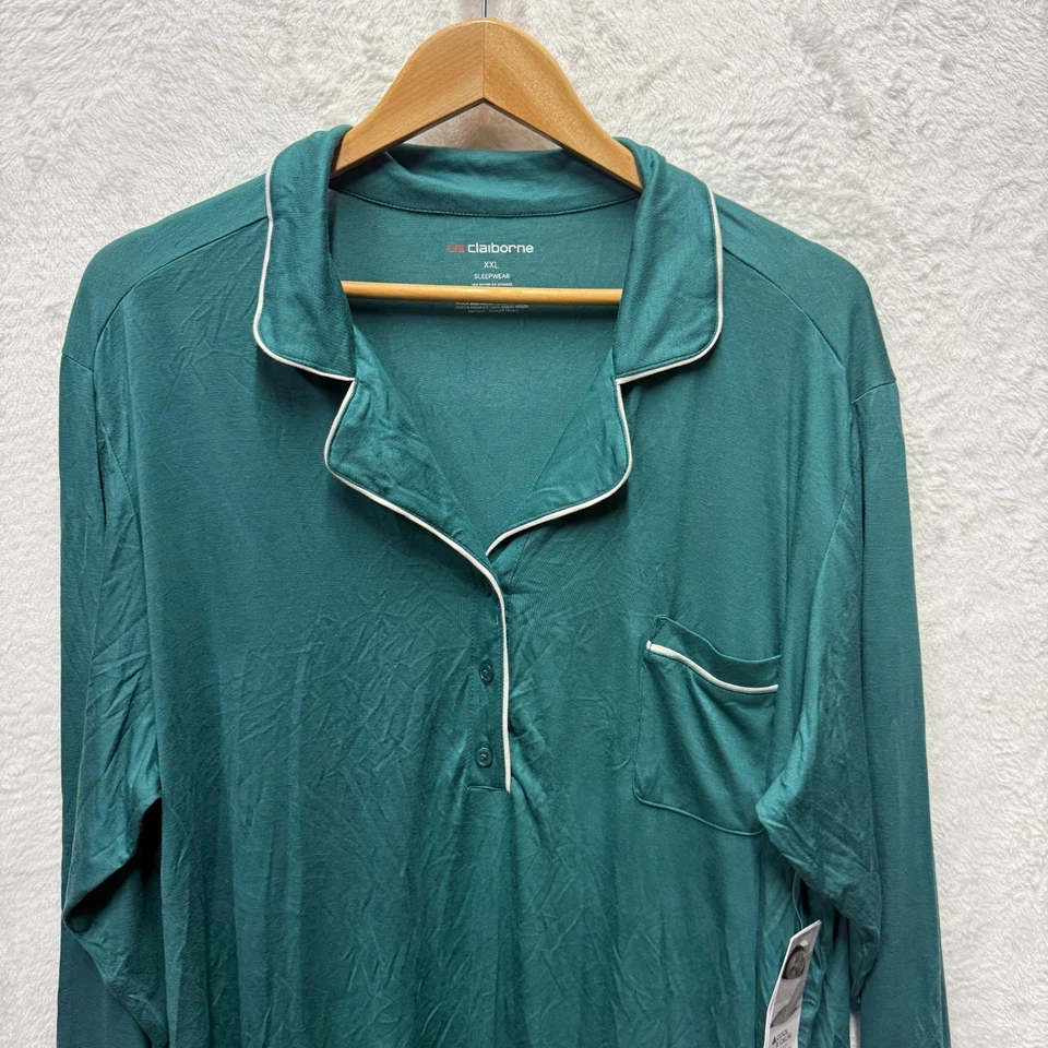 Liz Claiborne Prendas para dormir frescas y tranquilas Camisa Vestido para mujer 2XL Mar del Norte Elastizadas Foto 2 de 4