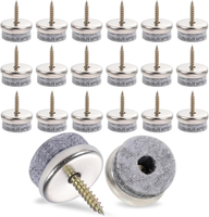 40 StüCk Filzgleiter Schrauben, 28Mm Filzgleiter Nagel MöBelgleiter | Filz Stuhl