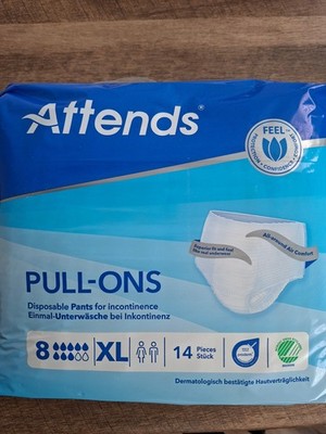 Attends Pull-Ons 8 Gr. XL Windelpants 56 Stück