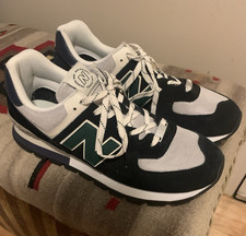 New Balance 574 Rugged Black Mens Low Top Lac...