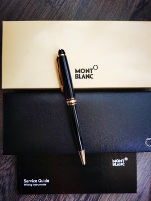 Montblanc Gold Finish Meisterstuck Classique Luxury Ballpoint Pen 164