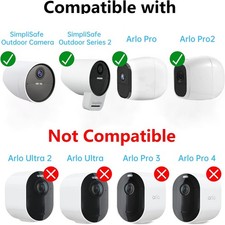 Wall Mount Indoor/Outdoor Camera Mounts Compatible for Magnetic Arlo Pro/Arlo...