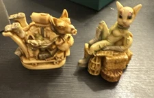 Harmony Kingdom 2001 Royal Watch Collector's Club MINX ON THE MOON WOLFIE SPACE