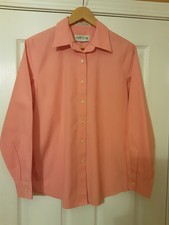 Orvis Wrinkle Free Shirt  Ladies Size 10  Pink  100 Cotton  EXC