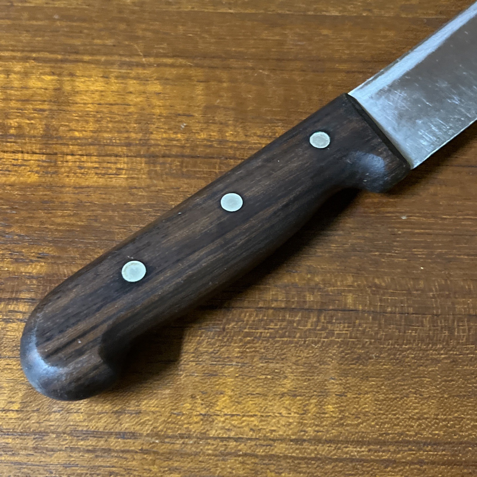 R. H. Forschner Co Victorinox 403-10 Curved Butcher Knife Switzerland Rosewood