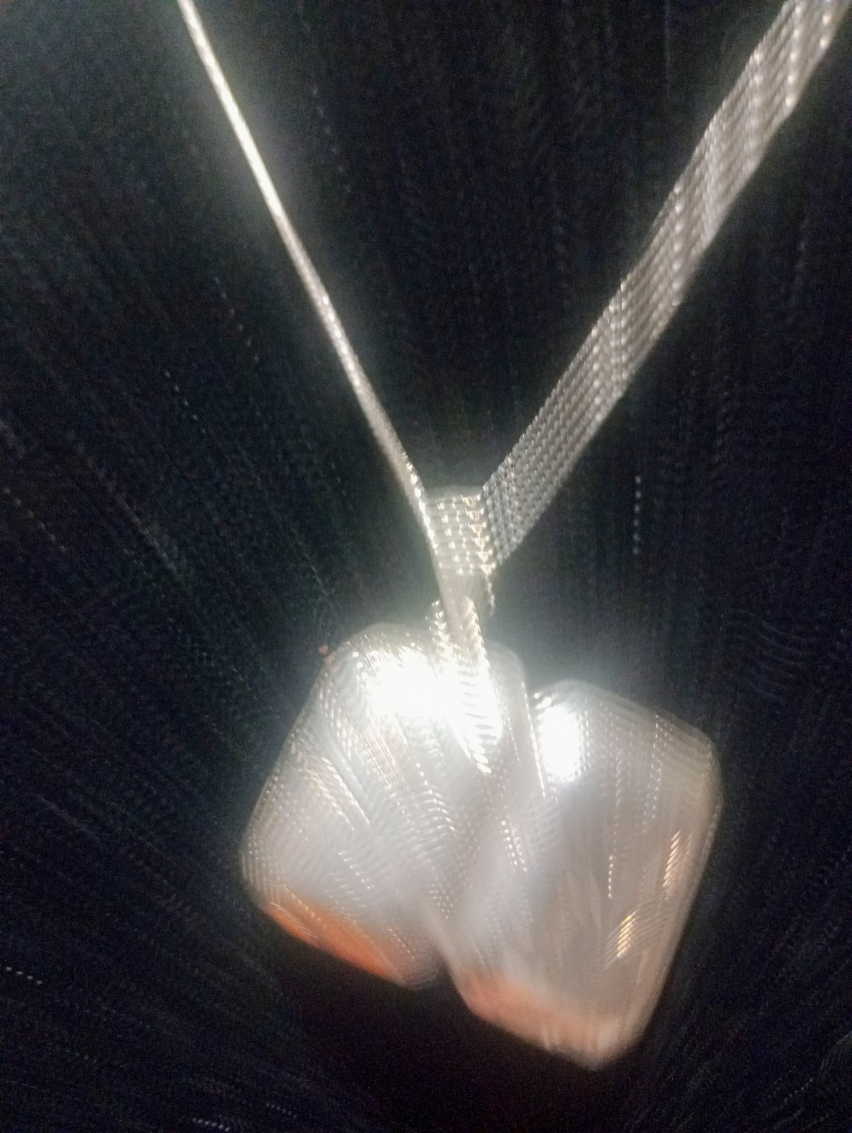 Vintage Sterling Silver Rectangular Locket 6.8 Gr… - image 5