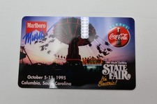 1995 SC State Fair Coca Cola Marlboro Music Phone Card First Citizens Bank