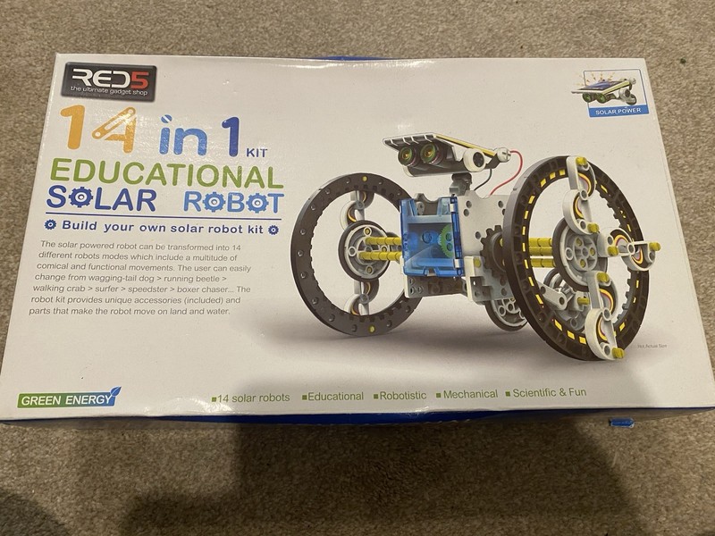 14 in 1 Educational Solar Robot Kit
