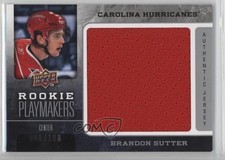 2008-09 Upper Deck Rookie Playmakers Jerseys 49/100 Brandon Sutter #RP-BS 1x1