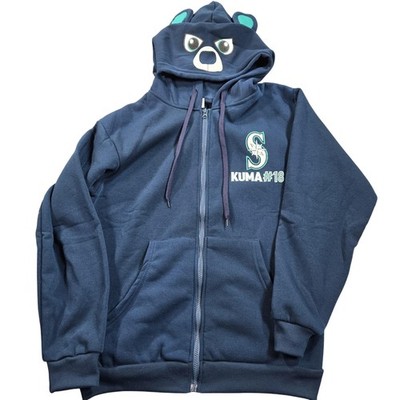 Seattle Mariners Hoodie Mens Medium Blue MLB Baseball Hisashi