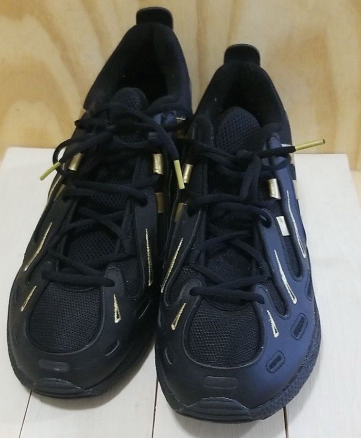Adidas Men's Size 13 EQT Gazelle Black & Gold Ath… - image 6