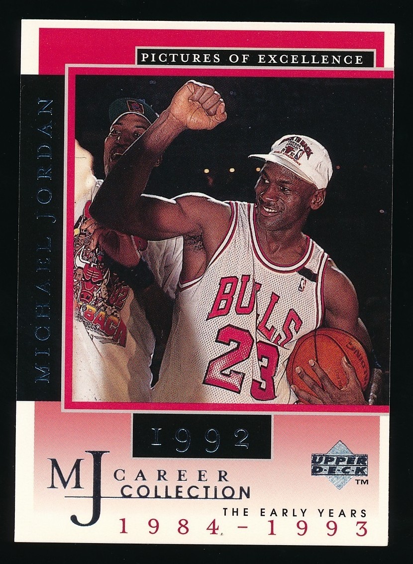 1998 Upper Deck MJ Career Collection Pictures of Excellence Michael Jordan #4