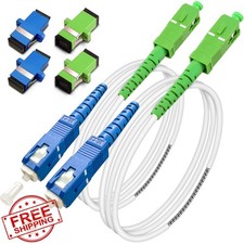  1m - 2Pack SM SC/UPC to SC/APC Fiber Optic Patch Cable, Armored Single Mode...