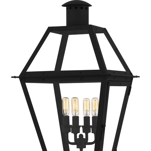 Quoizel RO9014 Rue De Royal 4 Light 26" Tall Outdoor Single Head - Black - Picture 4 of 11
