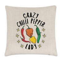 VerrüCkte Chili-Pfeffer Lady Sterne Kissenbezug Kissen Mama Muttertag Freundin