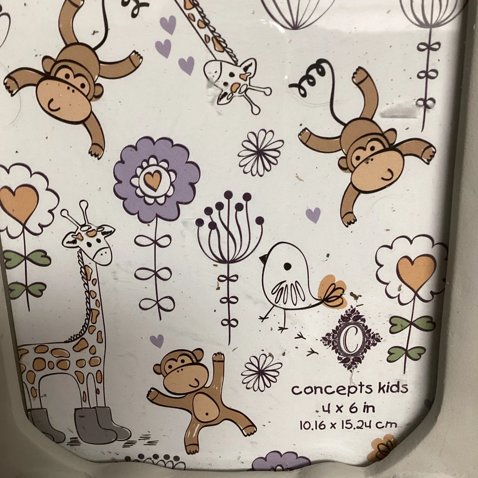 新奇动物园动物猴子图片相框当代儿童房家居装饰 — 第 4/4 张图片