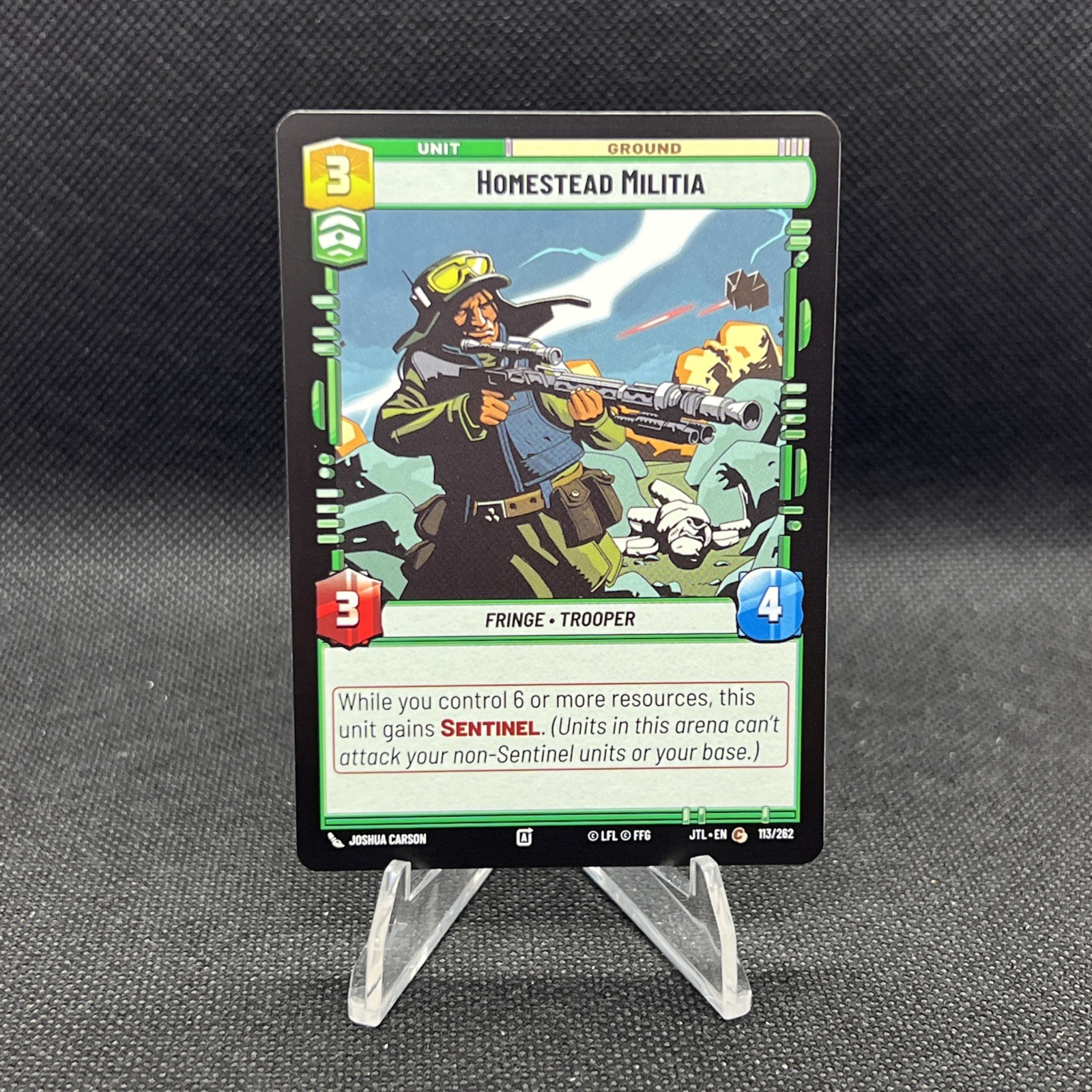 Star Wars: Unlimited - Homestead Militia - Jump To Lightspeed NM/M Condition
